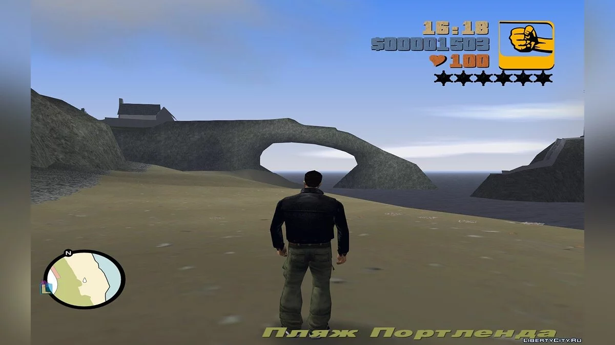 Радар HD версия в стиле GPS / GTA 3