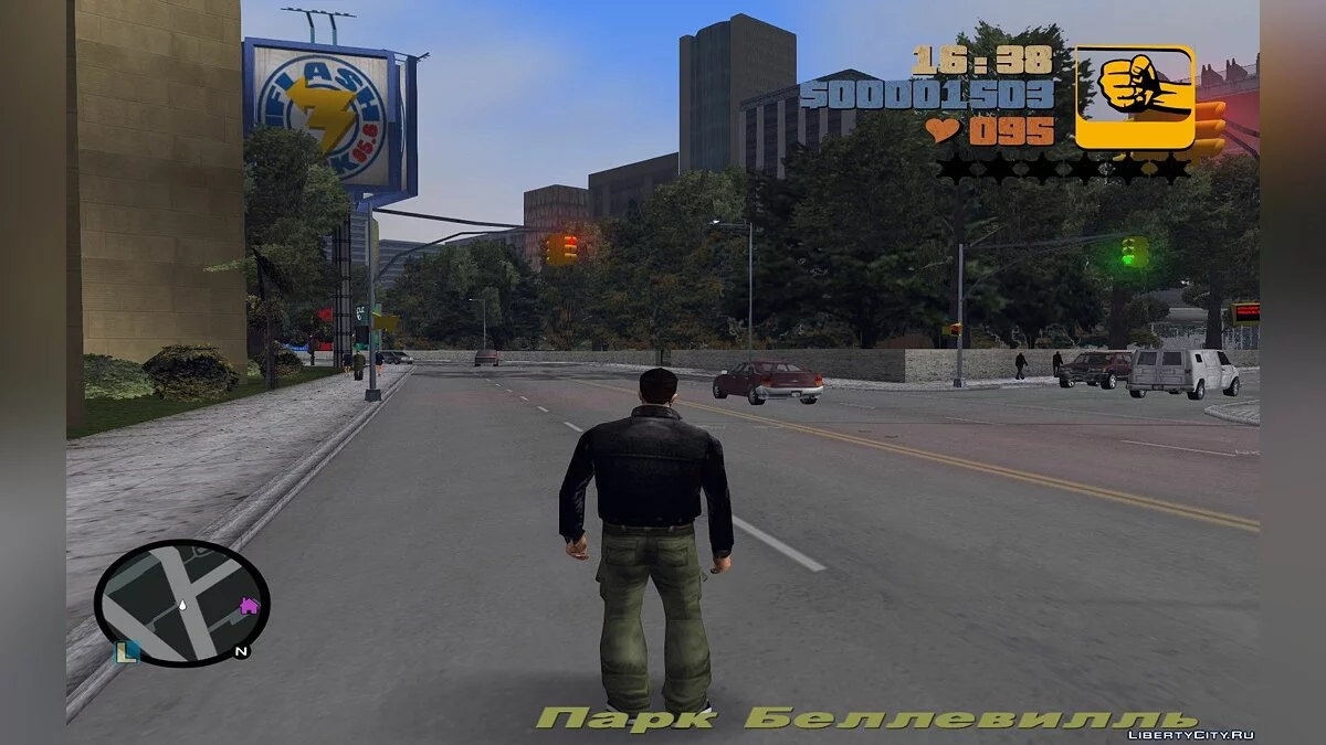 Радар HD версия в стиле GTA IV / GTA 3