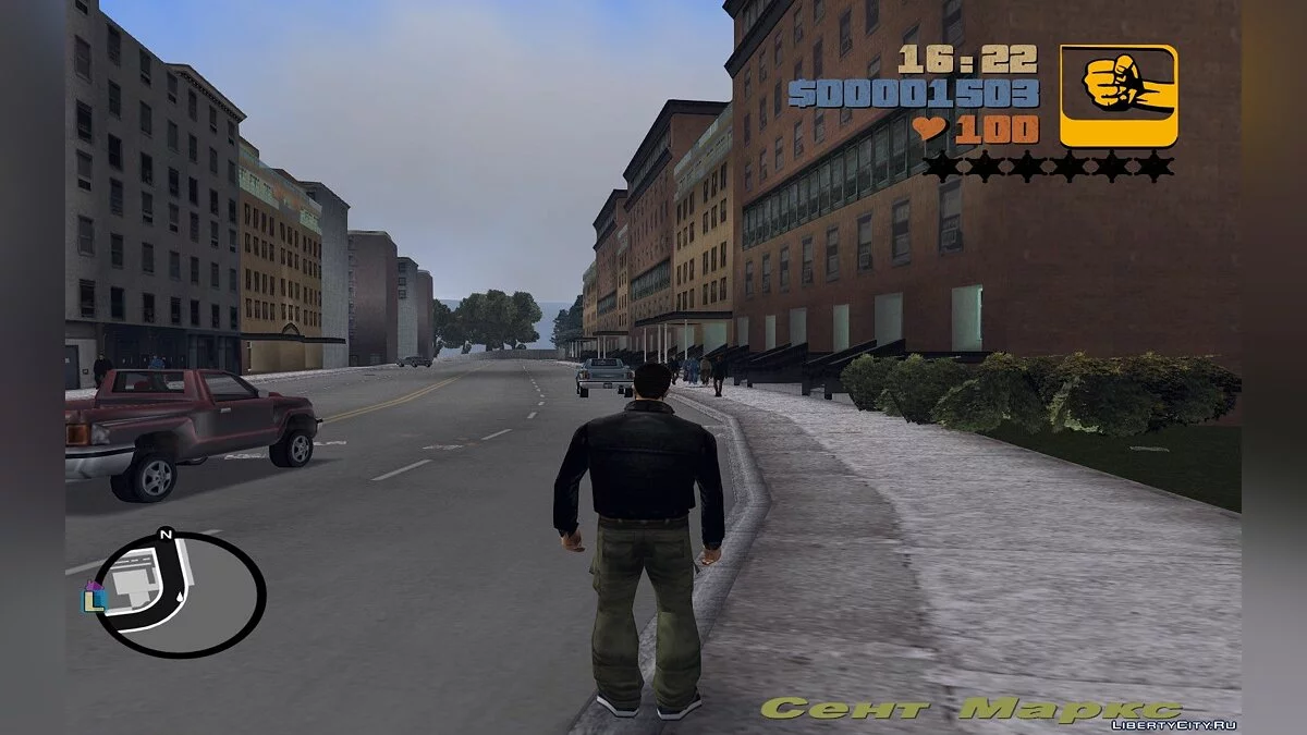 Радар HD версия в стиле LCS / GTA 3