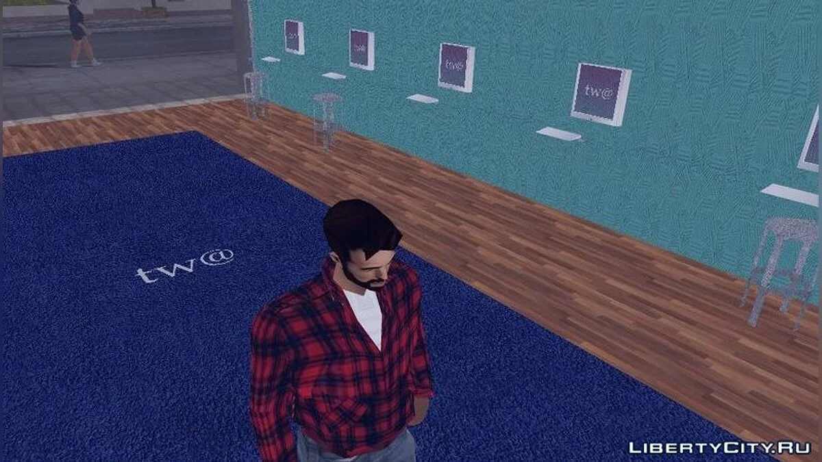HD текстуры для компьютерного клуба / GTA 3