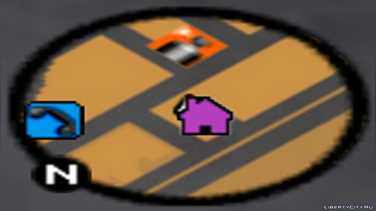 Иконки на радаре v1 / GTA 3