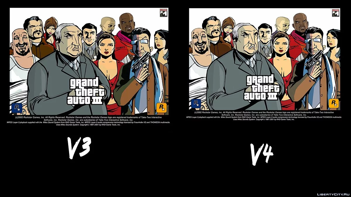 HD Mainscreens V5 / GTA 3