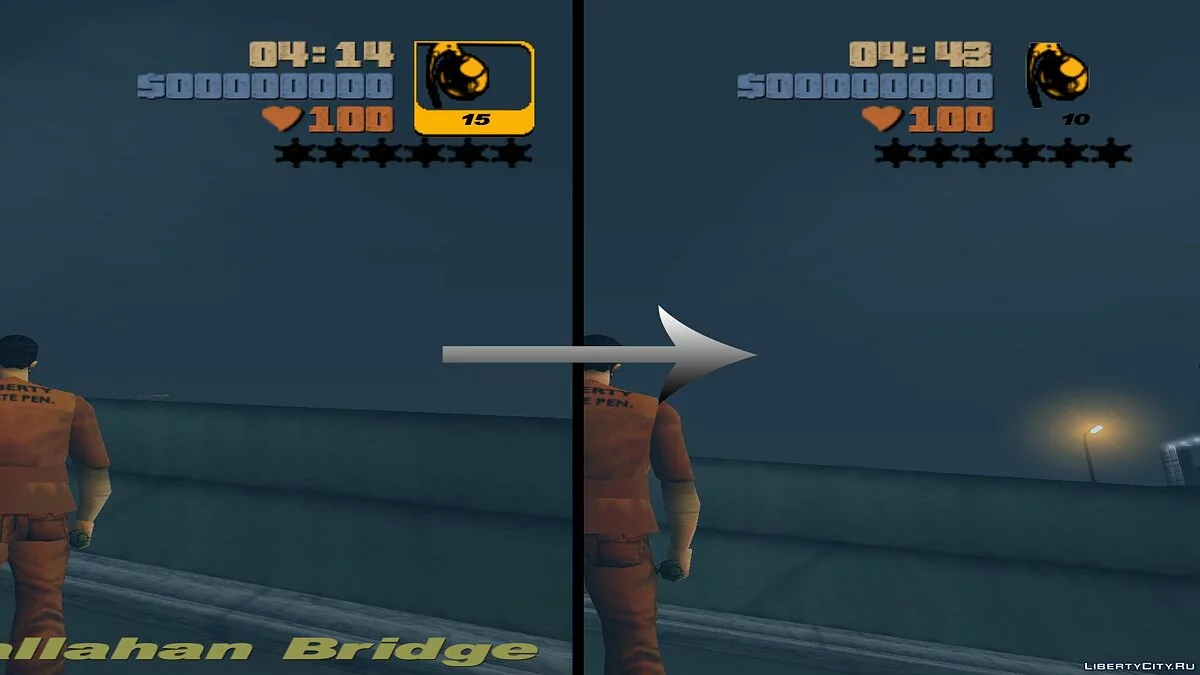 Иконки оружия без рамок для GTA 3 / GTA 3