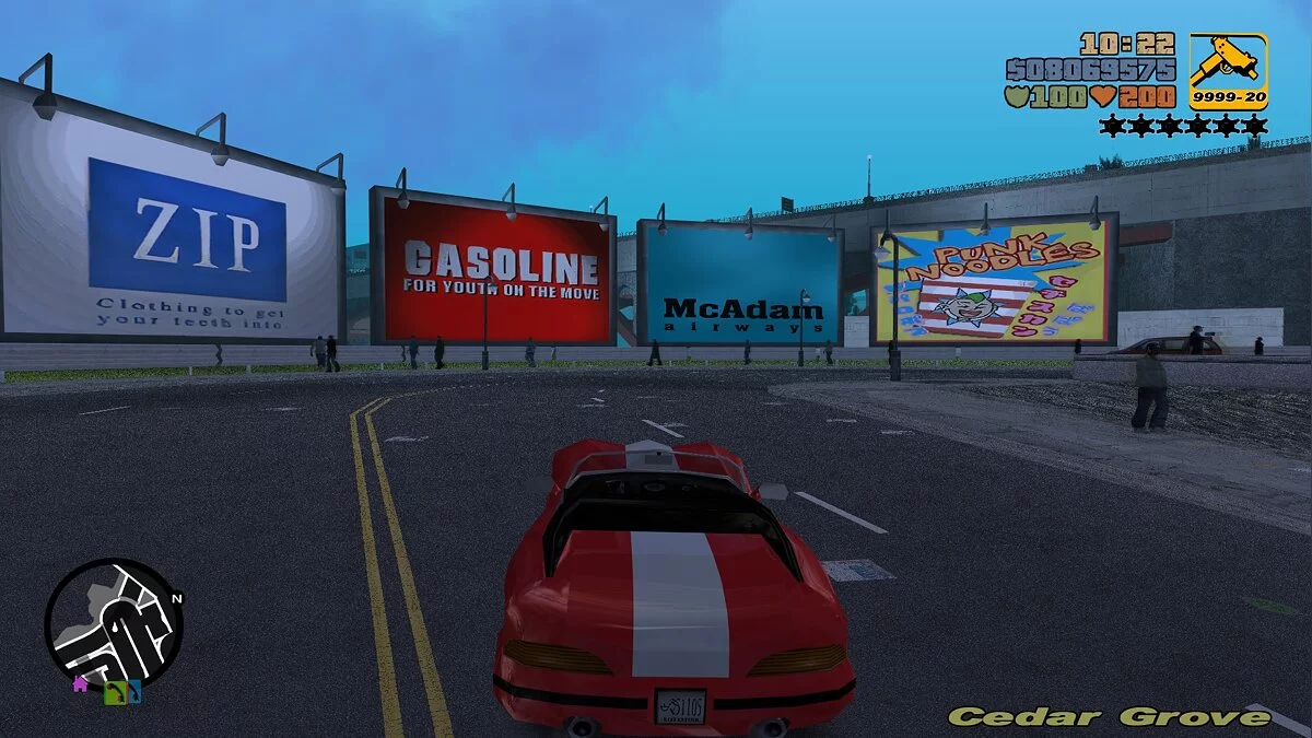 Рекламные щиты в Shoreside Vale из DE  / GTA 3