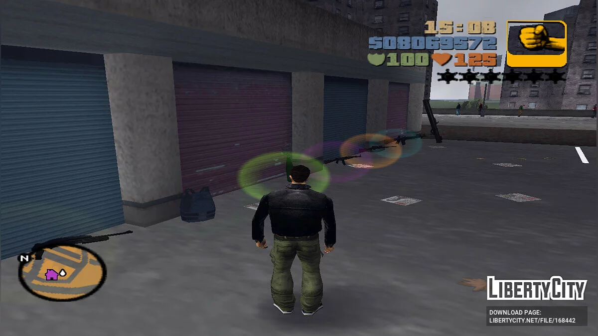 Обновлённый пикап бронежилета / GTA 3