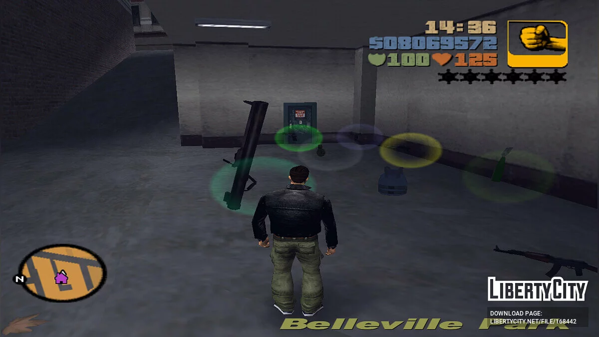 Обновлённый пикап бронежилета / GTA 3