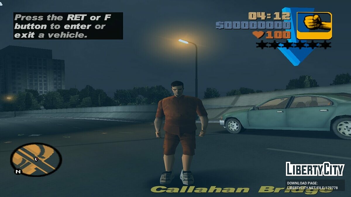 Claude with shorts for GTA 3 - Картинка #3