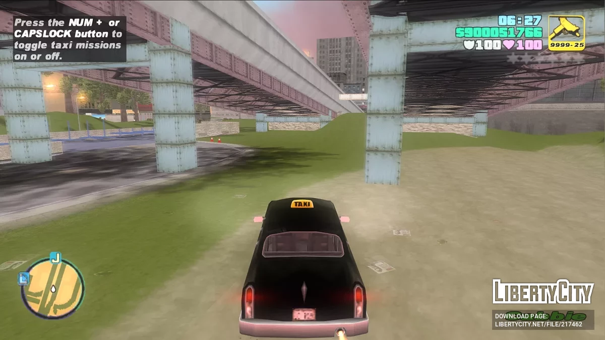 Огонь из выхлопа / GTA 3