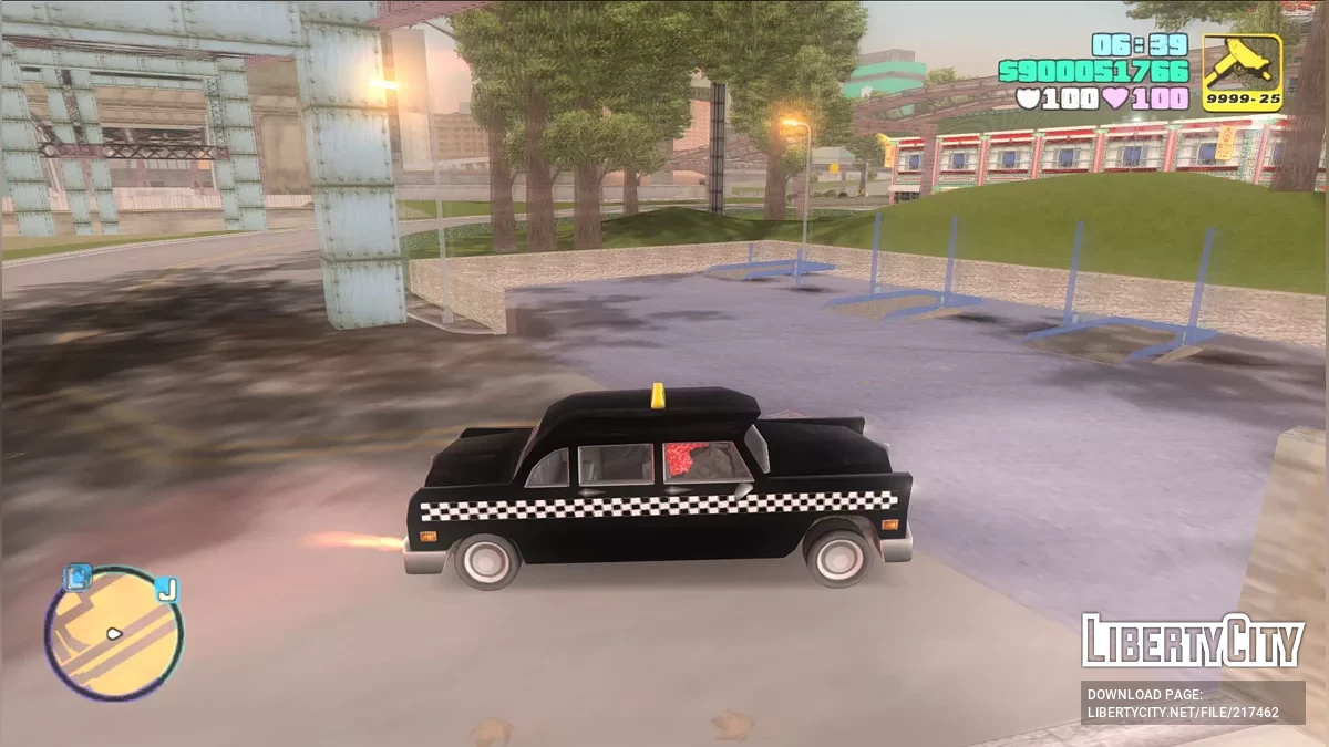 Огонь из выхлопа / GTA 3