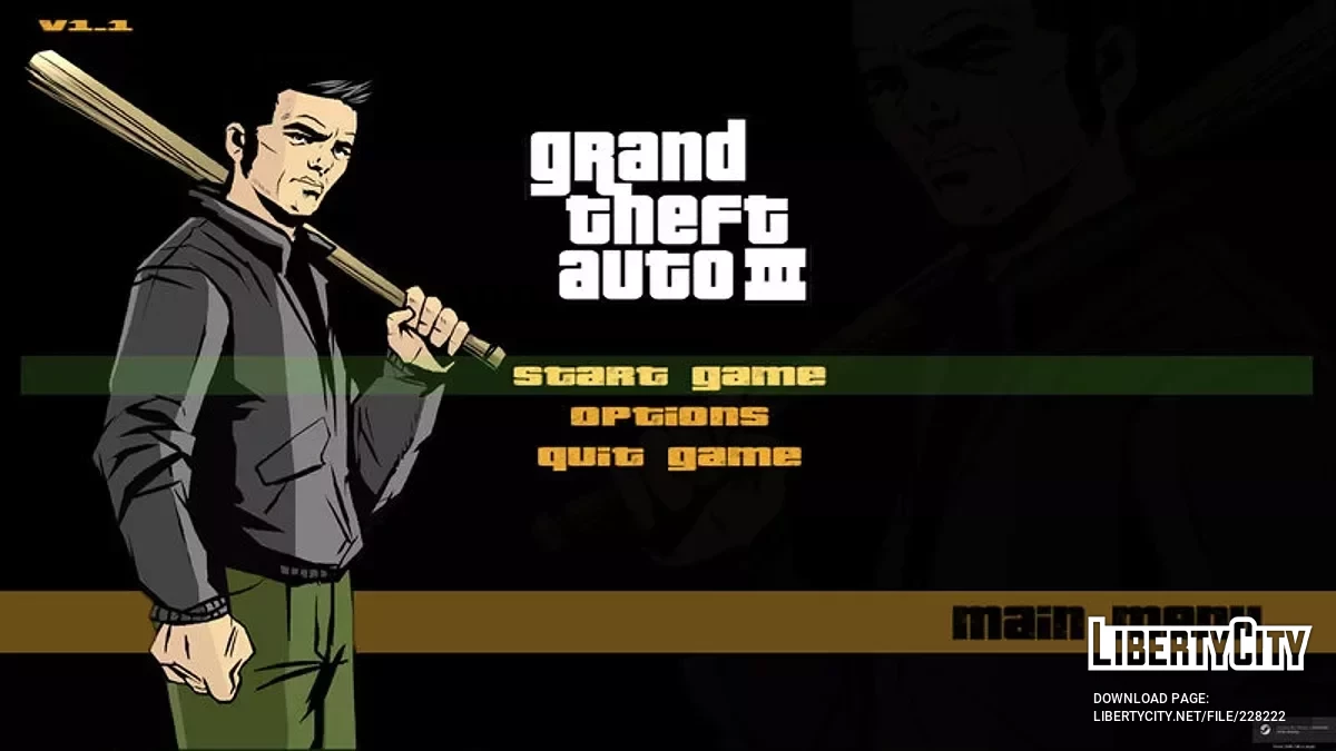 Мод меню GTA 3 (Загрузочные экраны в стиле GTA V) / GTA 3