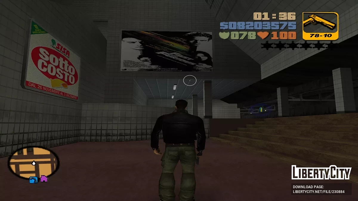 Итальянские метро постеры начала 2000-х / GTA 3