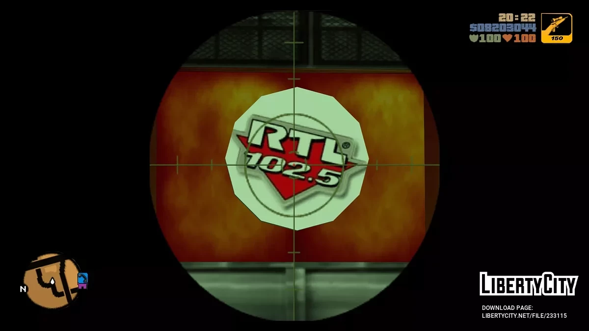 Итальянская радиостанция RTL 102.5 начала 2000-х / GTA 3