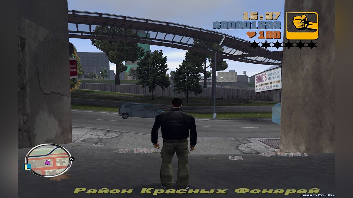 Радар HD версия в стиле Mafia для GTA 3 - Картинка #2