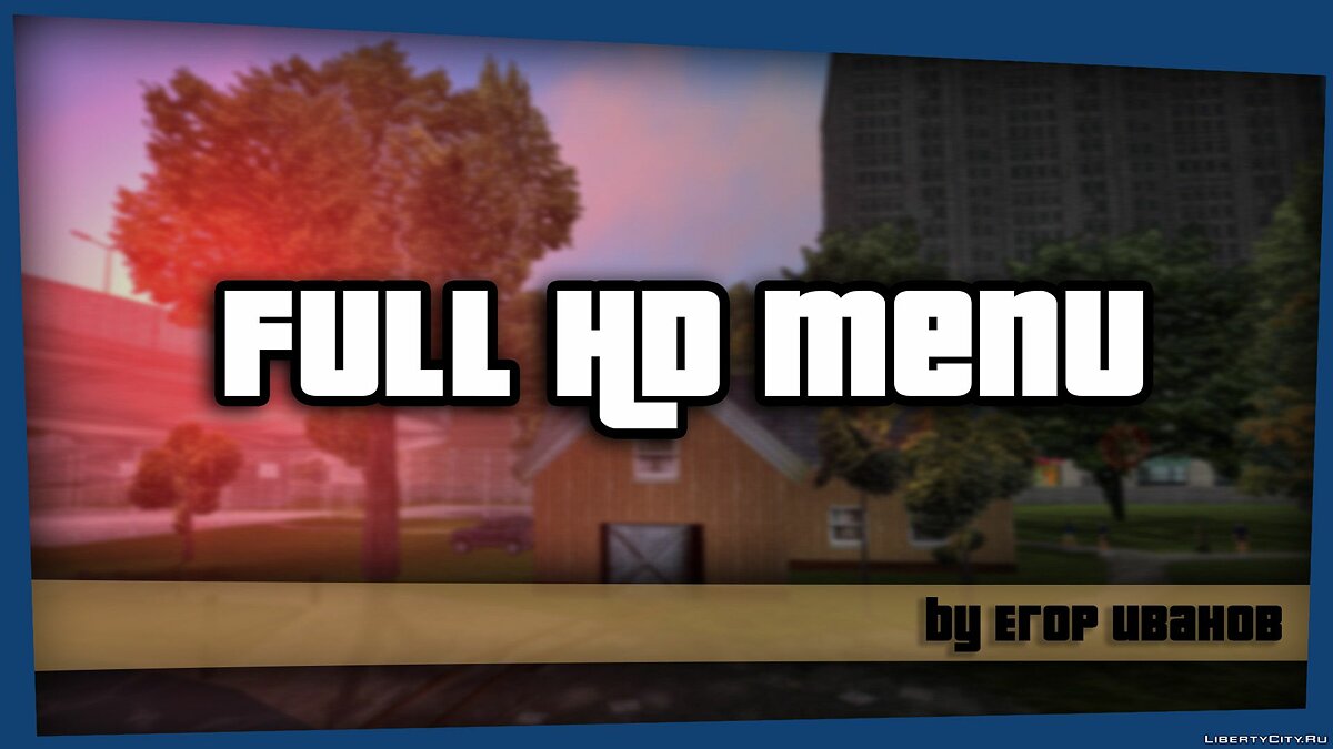 Full HD Menu for GTA 3 - Картинка #1