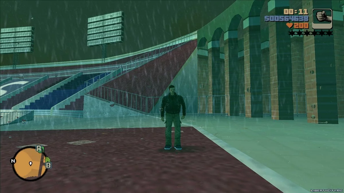 Проработанный стандартный стадион / GTA 3