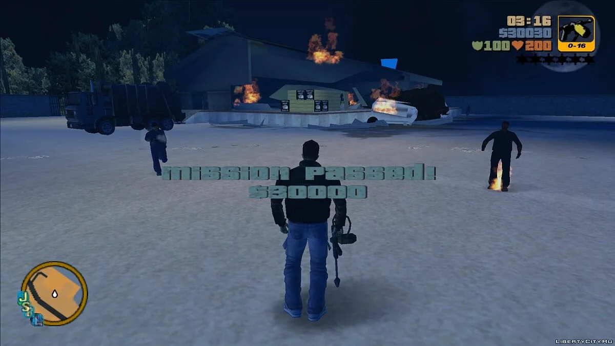 Новая модель разрушенного \"Рыбного завода\" / GTA 3