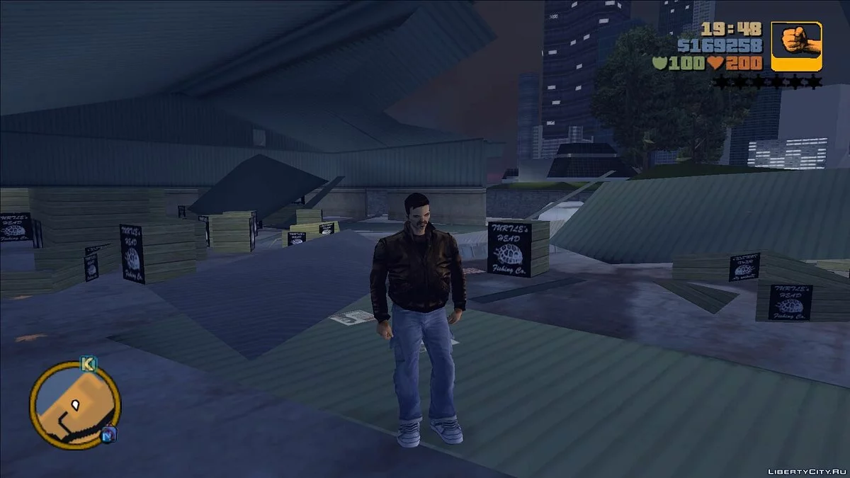 Новая модель разрушенного \"Рыбного завода\" / GTA 3