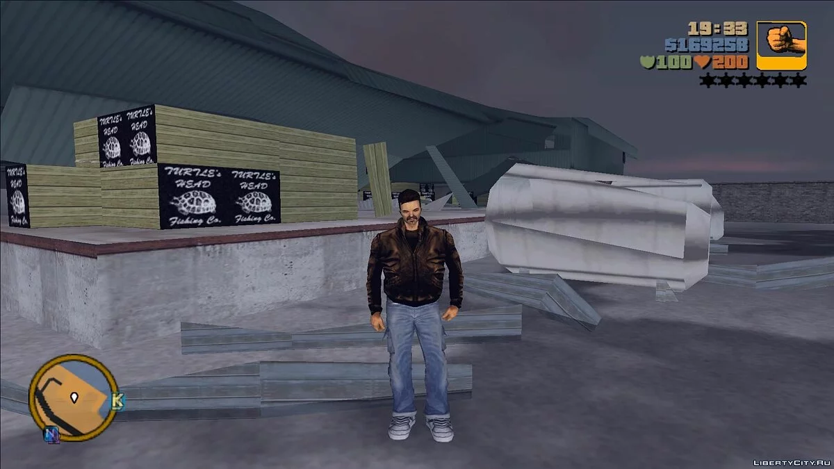 Новая модель разрушенного \"Рыбного завода\" / GTA 3