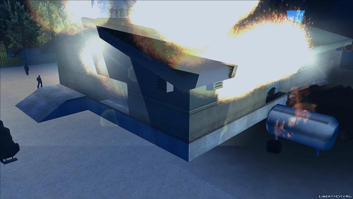 Новая модель разрушенного \"Рыбного завода\" / GTA 3