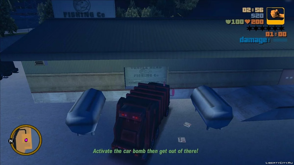 Новая модель разрушенного \"Рыбного завода\" / GTA 3