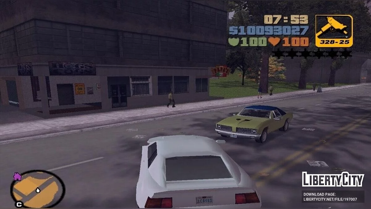 Карта из Liberty City Stories / GTA 3