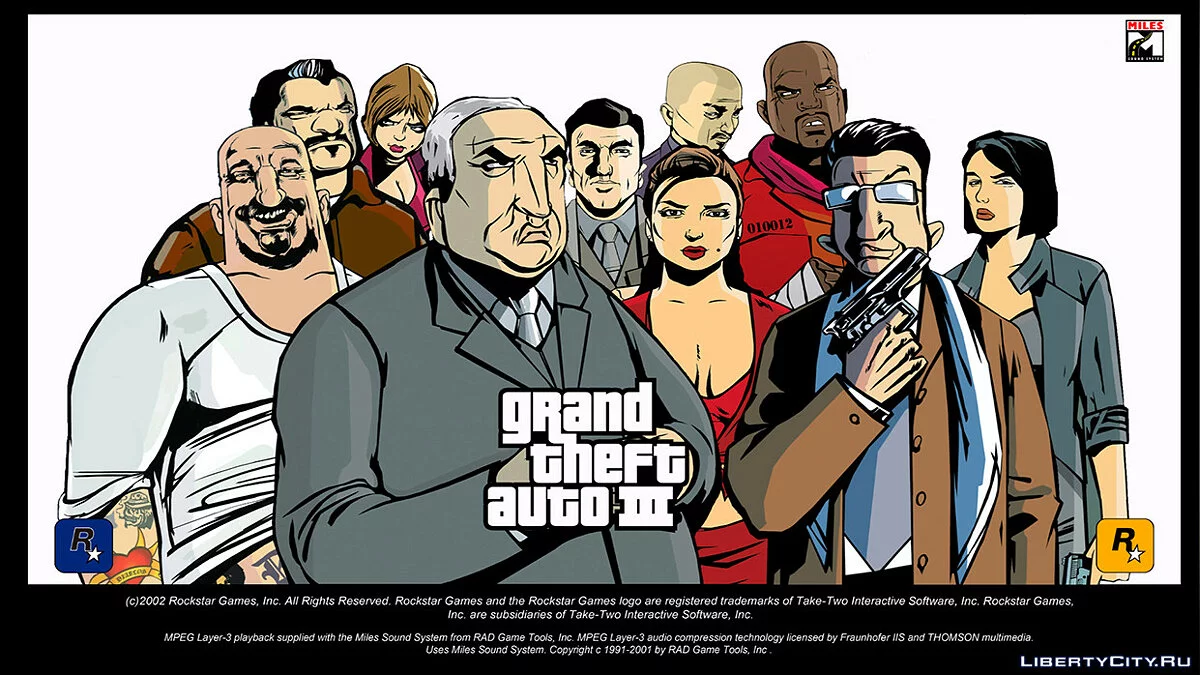 Обновлённые загрузочные экраны / GTA 3
