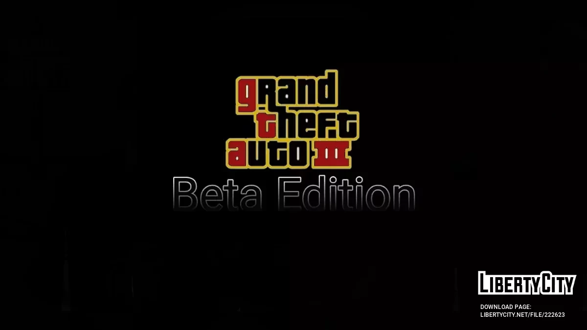 GTA 3 Beta (для re3) / GTA 3