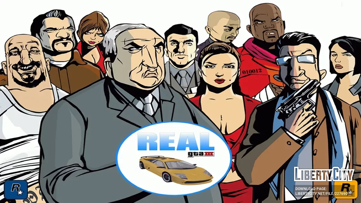 Карта дополнительных миссий в GTA 3: Hard Real Mod / GTA 3