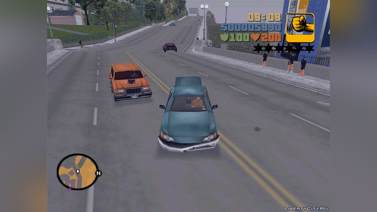 Скачать GTA 3 - VC Cars In Action для GTA 3