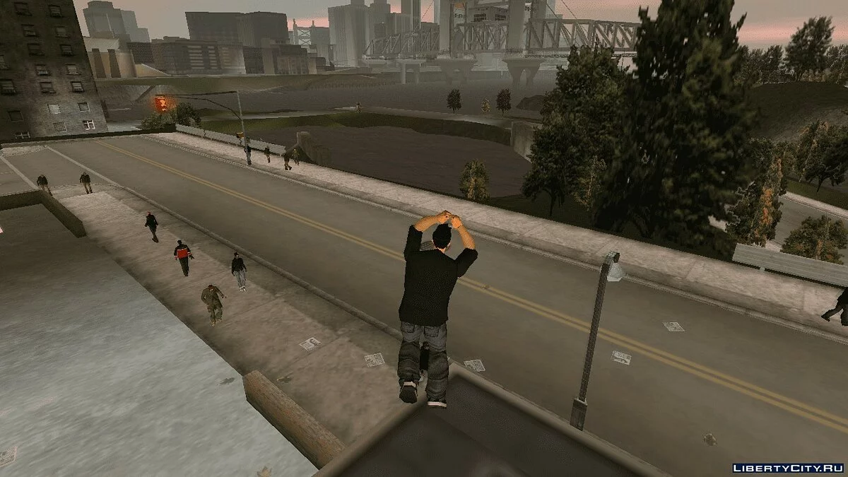 Jump without falling mod / GTA 3