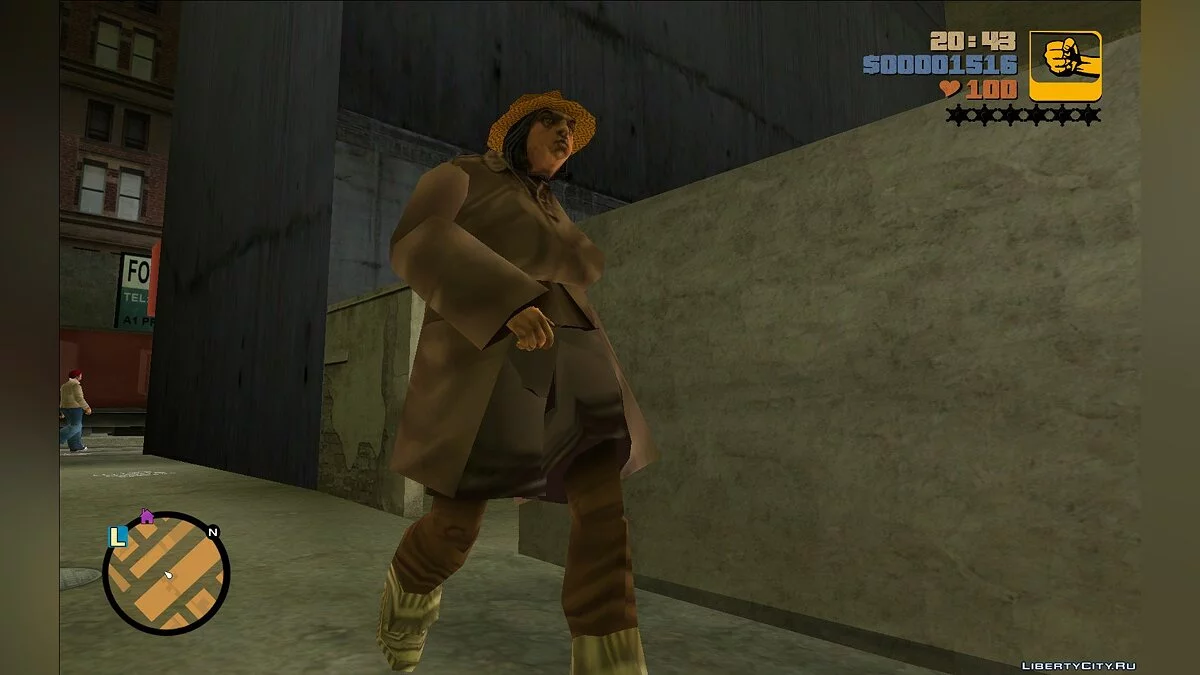 HD Пальцы рук / GTA 3