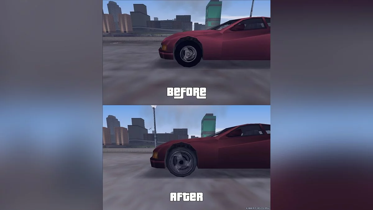 Improved Wheels / GTA 3