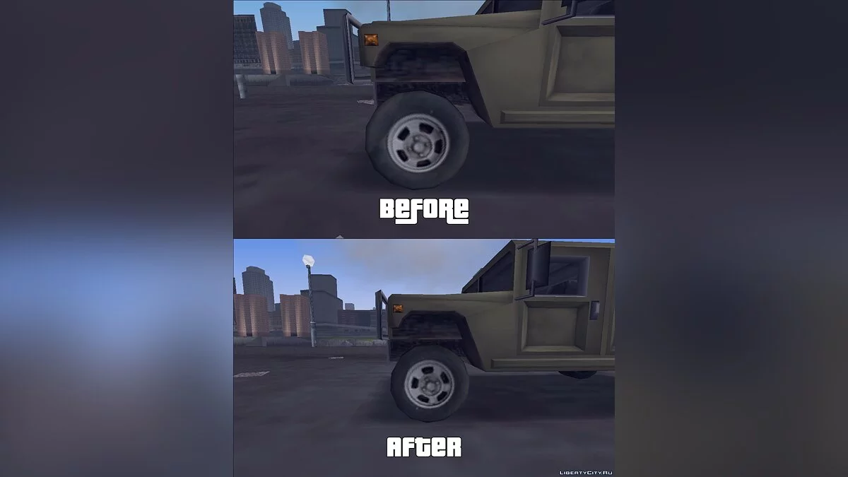 Improved Wheels / GTA 3