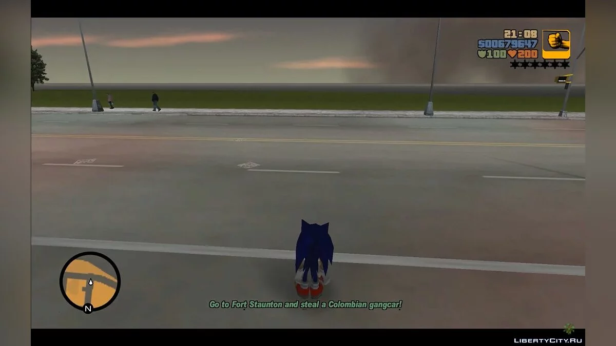Sonic the Hedgehog Mod / GTA 3
