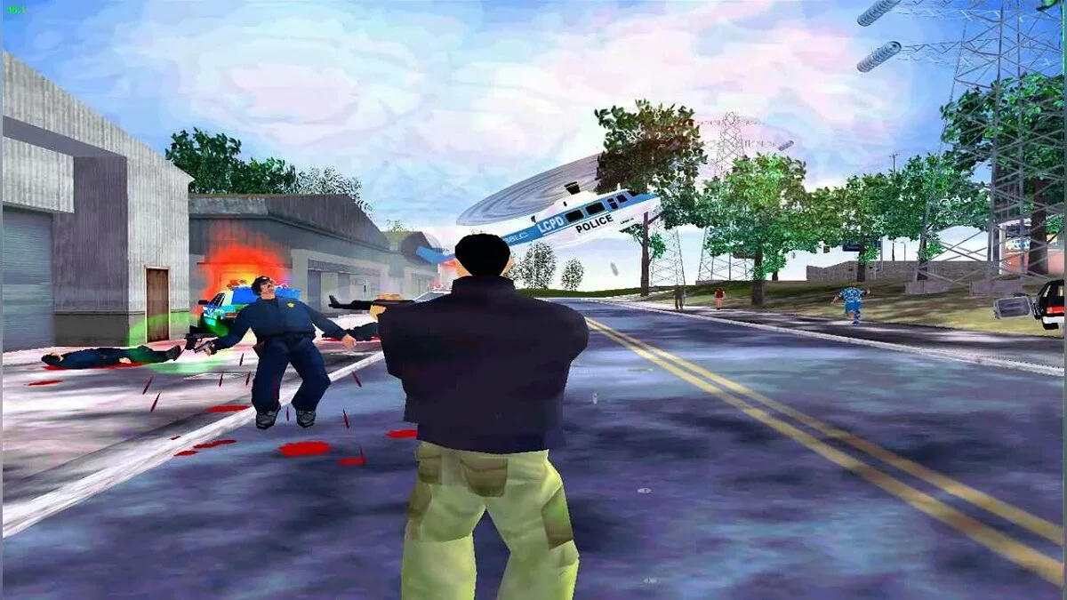 Эффекты из бета-версии / GTA 3