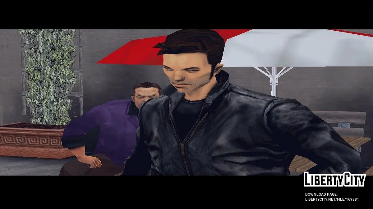 Исправление головы Клода для Skin And Bones / GTA 3