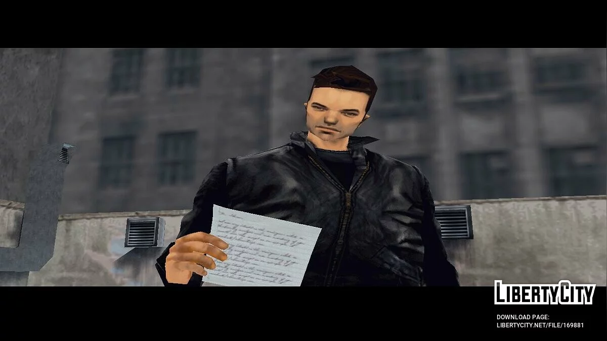Исправление головы Клода для Skin And Bones / GTA 3