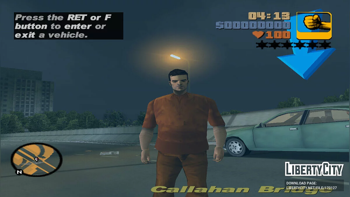 Улучшение модели Клода / GTA 3
