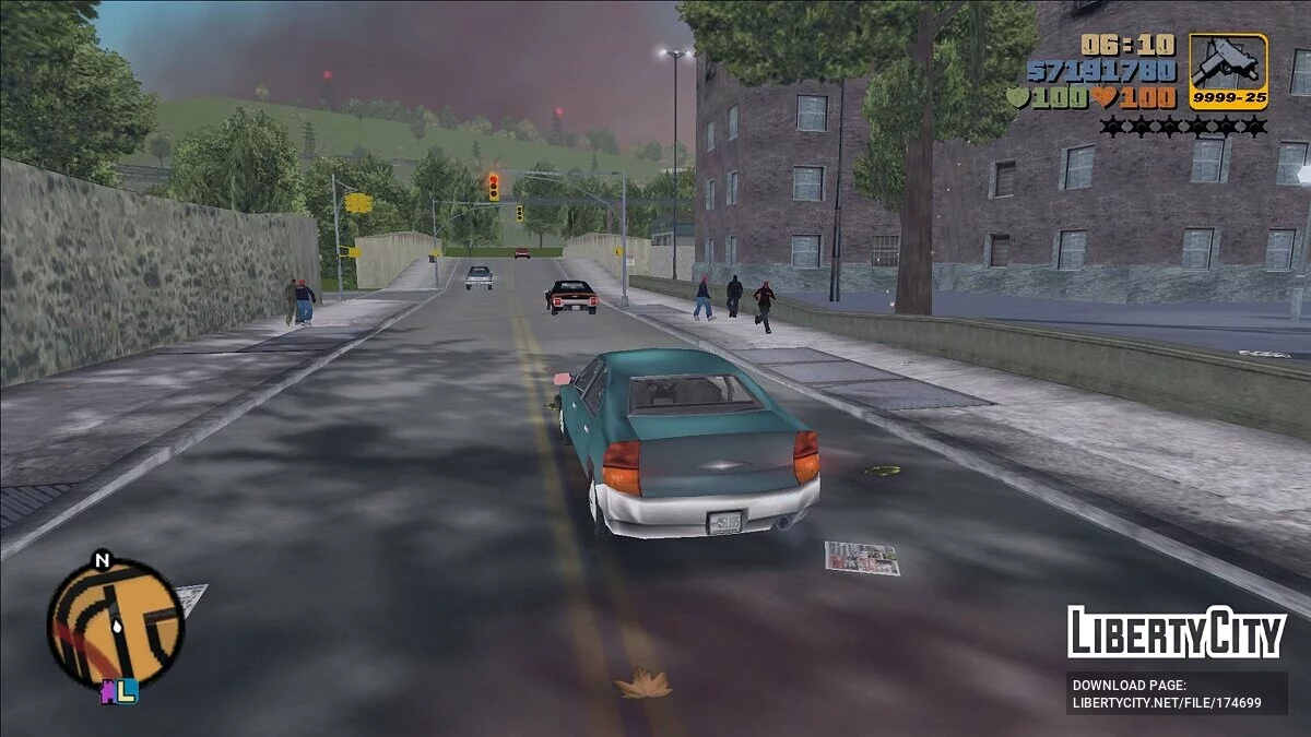 Романтический горизонт / GTA 3