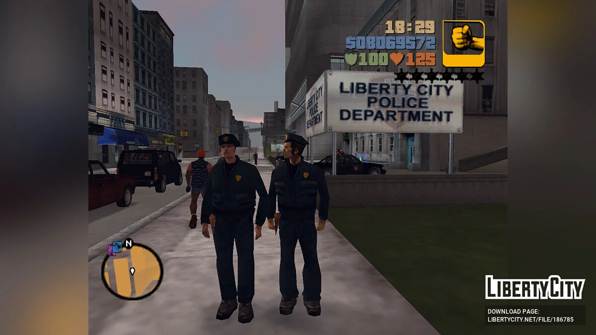 Полицейская одежда для Клода / GTA 3