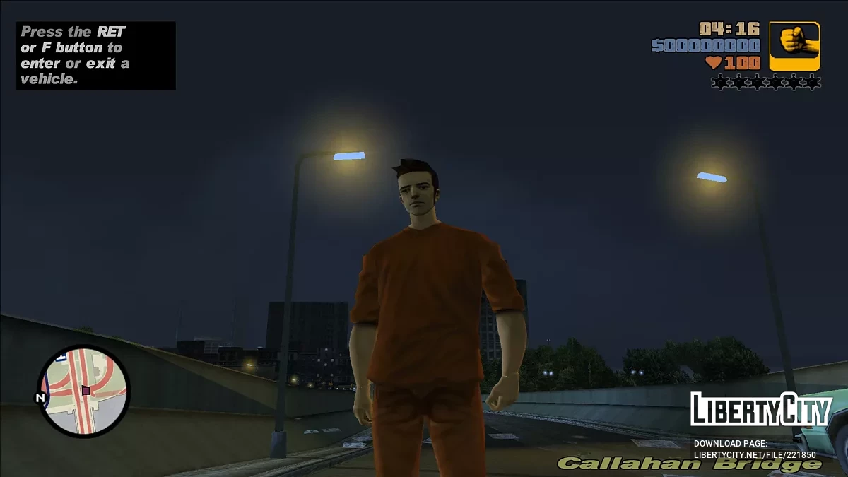 Улучшенная модель Клода / GTA 3