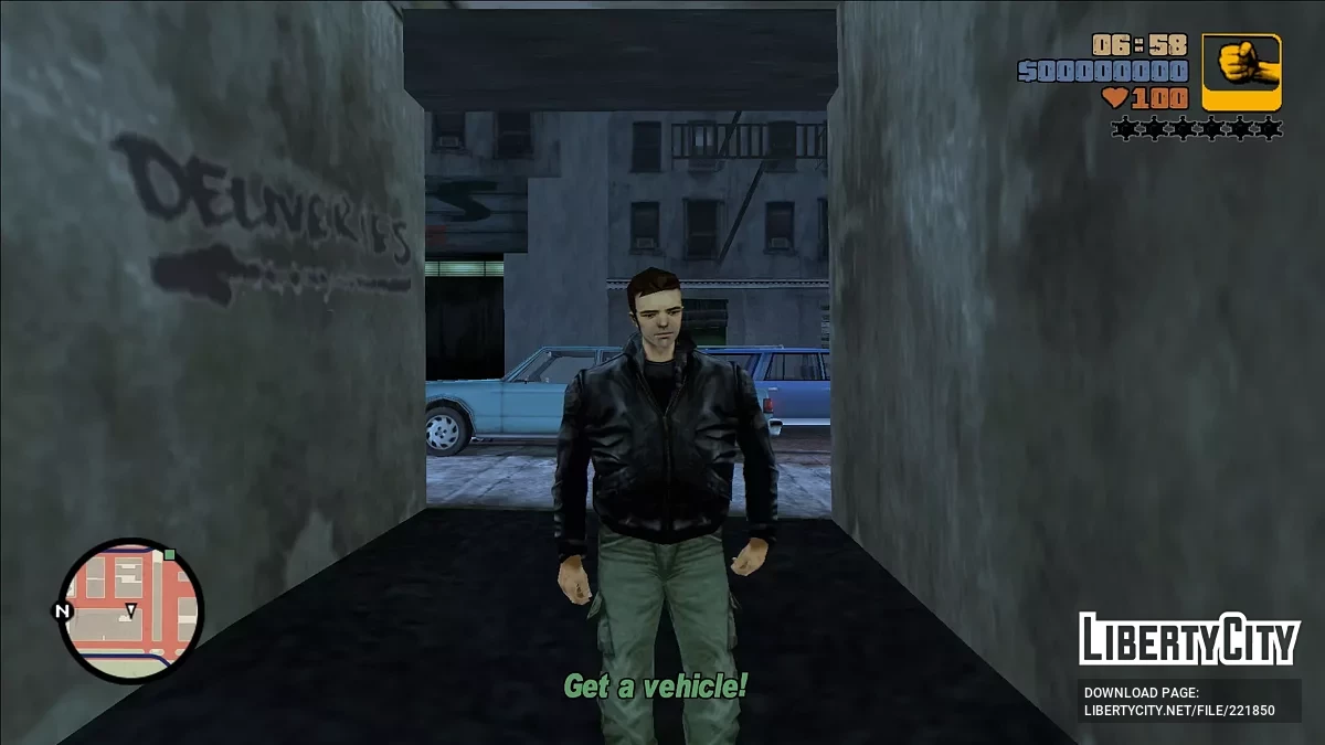 Улучшенная модель Клода / GTA 3