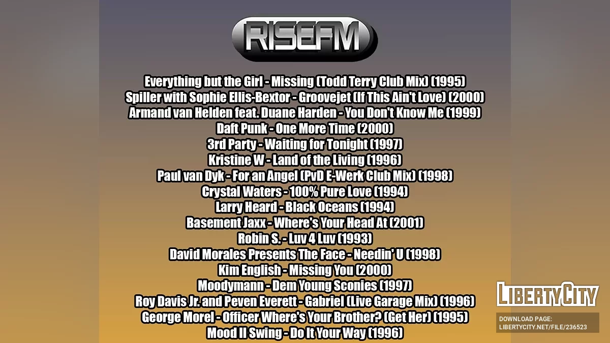 Rise FM Update / GTA 3