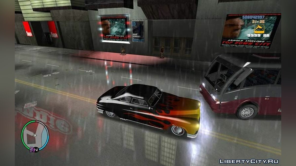 IV Style Rain Reflections for GTA 3 - Картинка #1