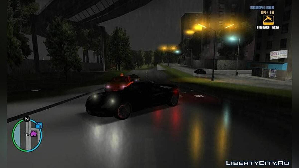 IV Style Rain Reflections для GTA 3 - Картинка #4