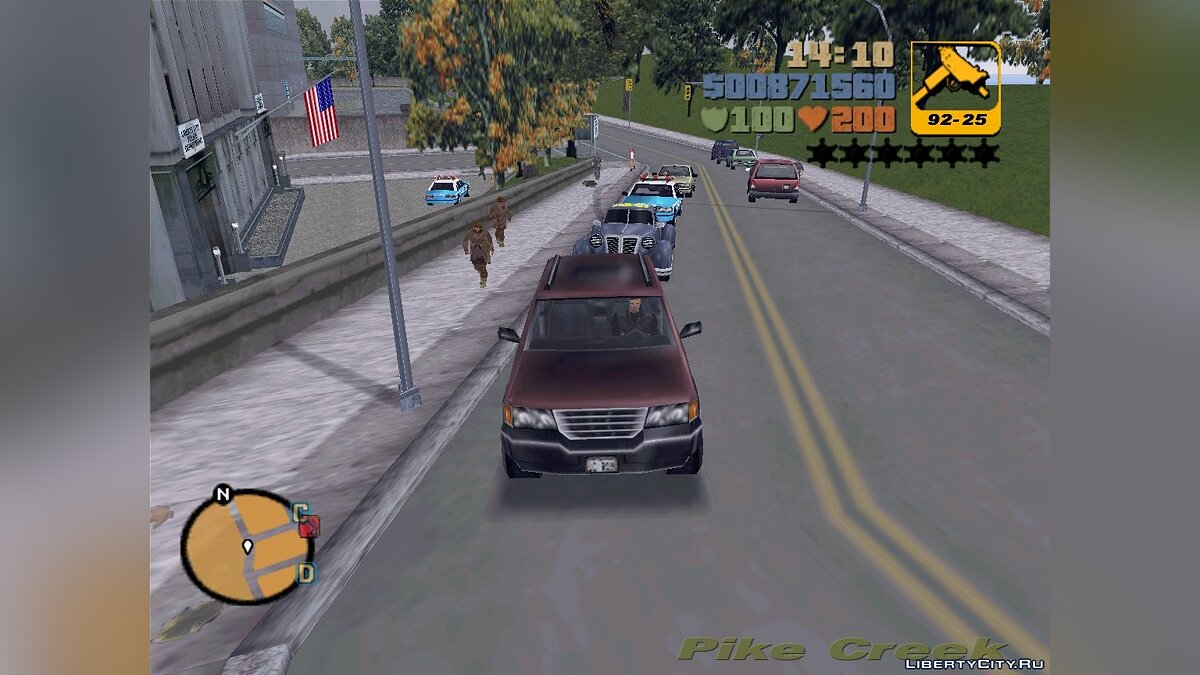 GTA 3 - VC Cars In Action for GTA 3 - Картинка #4