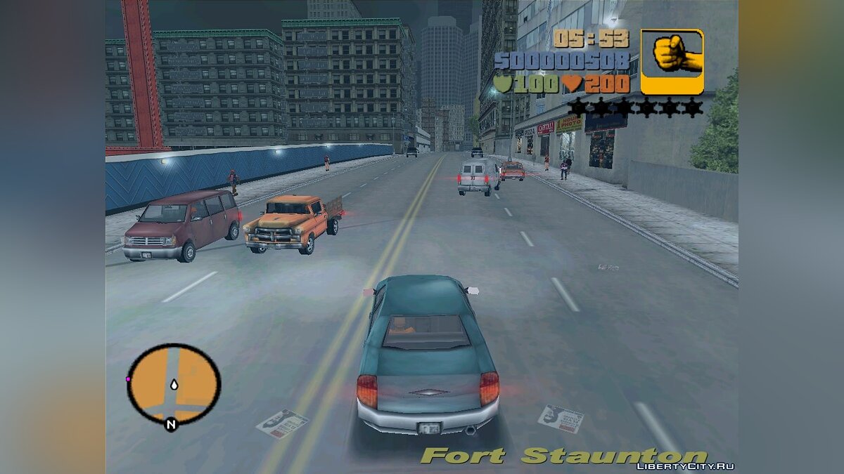 GTA 3 - VC Cars In Action for GTA 3 - Картинка #2