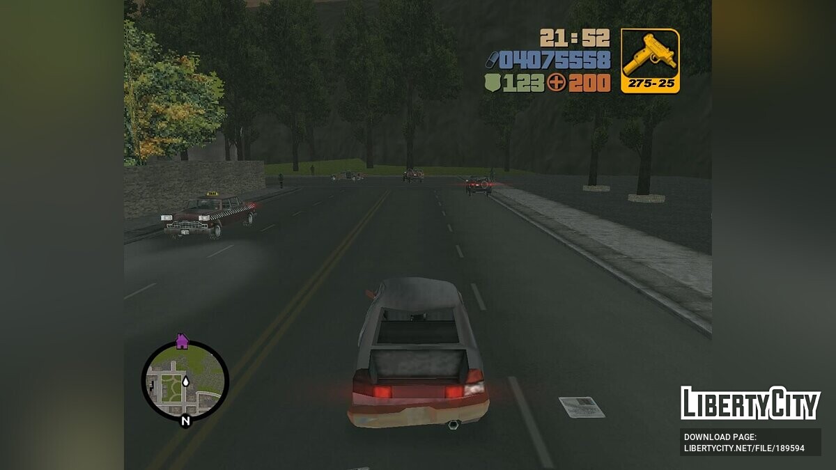 Скачать Трафик для GTA 3 Twenty Ten (Liberty City - Armageddon 2010) для  GTA 3