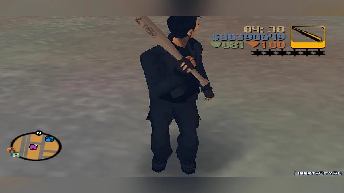Claude tuxedo skin для GTA3 / GTA 3