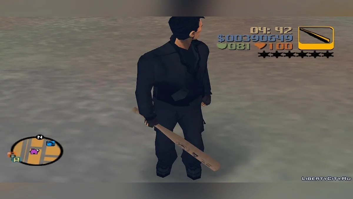Claude tuxedo skin для GTA3 / GTA 3